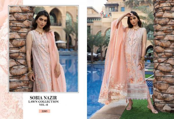 Shree Sobia Nazir Lawn Collection 8 Cotton Designer Pakistani Salwar Kameez